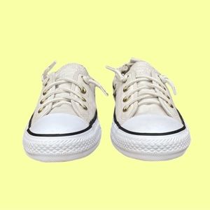 Converse AllStar Shoreline Slips. Natural Ivory. Women sz8.5